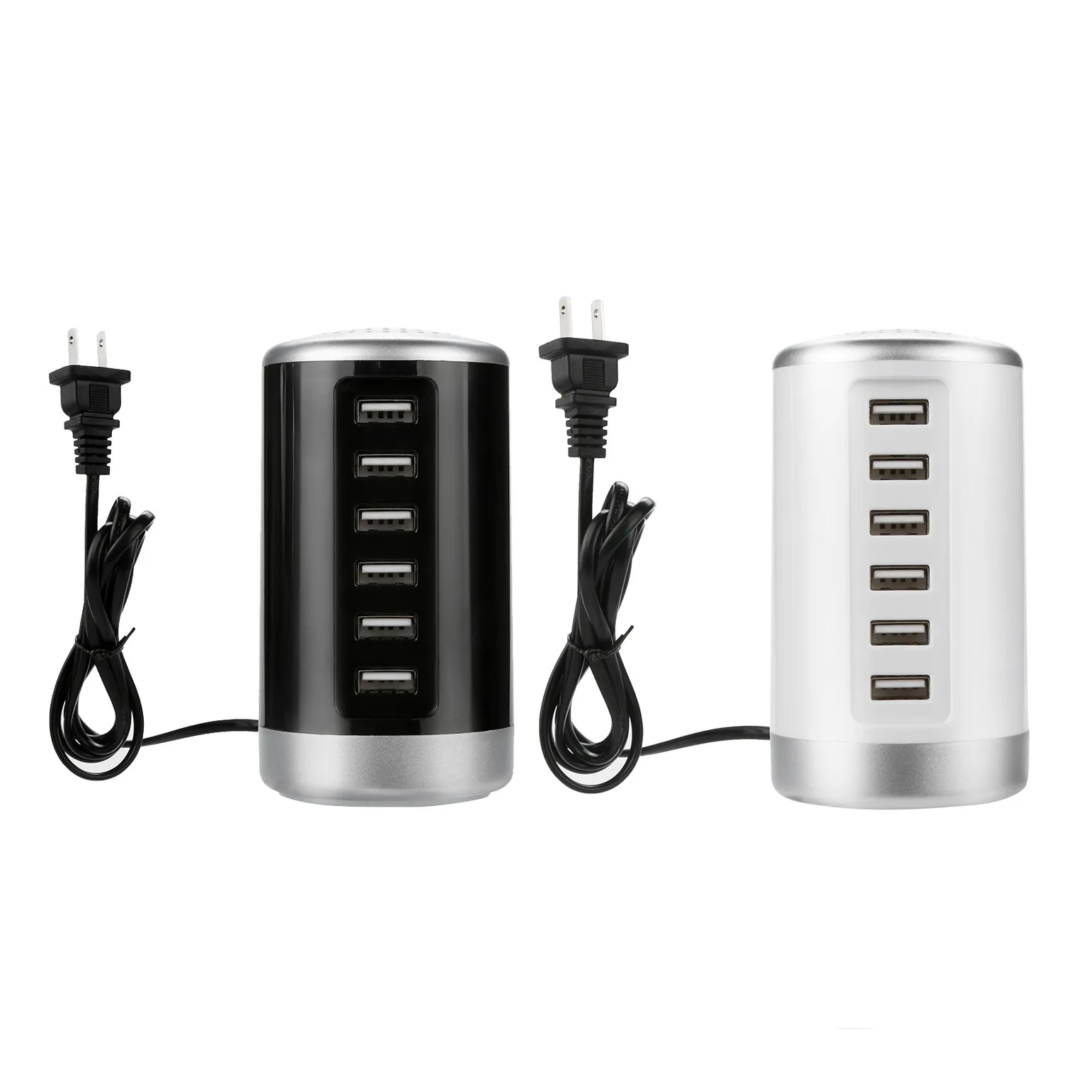 30W 6-Порты USB Мощность адаптер быстрой зарядки станции Настольный путешествия Выход 18Oct25