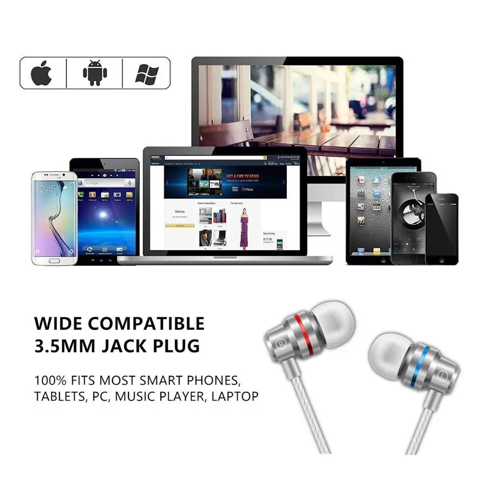 Проводные наушники-вкладыши 3,5 мм, наушники, музыкальные спортивные Игровые наушники с микрофоном для IPhone, Xiaomi, samsung, huawei, стерео