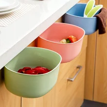 Многофункциональные двери шкаф подвесной ящик для хранения кухонная мусорная корзина ванная комната косметический Органайзер контейнер Настольный мусорный ящик 4