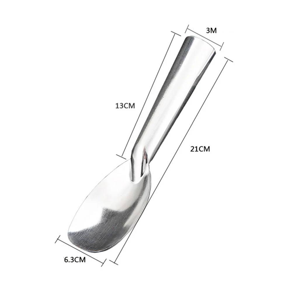 Ice Cream Spade Aluminum Ice Cream Scoop Flower Shape Popsicle Mold Dessert Ball Mould Bar Accessory 1pc