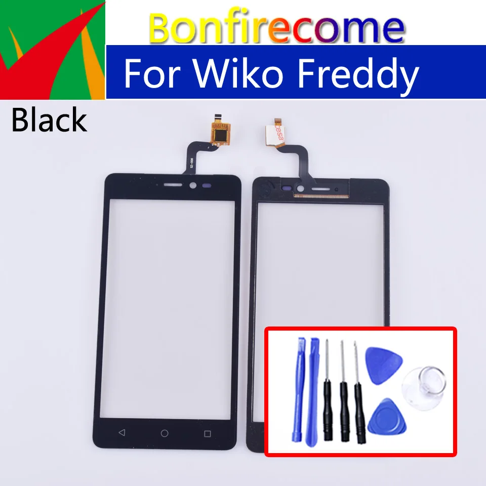 

5.0" Freddy For Wiko Freddy Touch Screen Panel Sensor Digitizer Glass Touchscreen NO LCD Replacement Parts