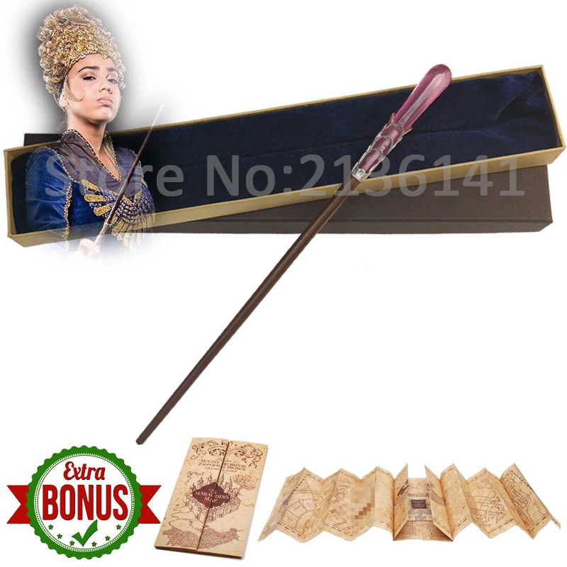 Seraphina 28 Kinds of Potter magic Wand With Gift Box Packing Metal-Core Magic Wand For Children Cosplay Harried Magical Wand With Bonus - Цвет: Seraphina