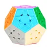 Megaminx Magic Cube 3x3 Stickerless Dodecahedron Speed Cubes Brain Teaser Twist Puzzle Toy 4