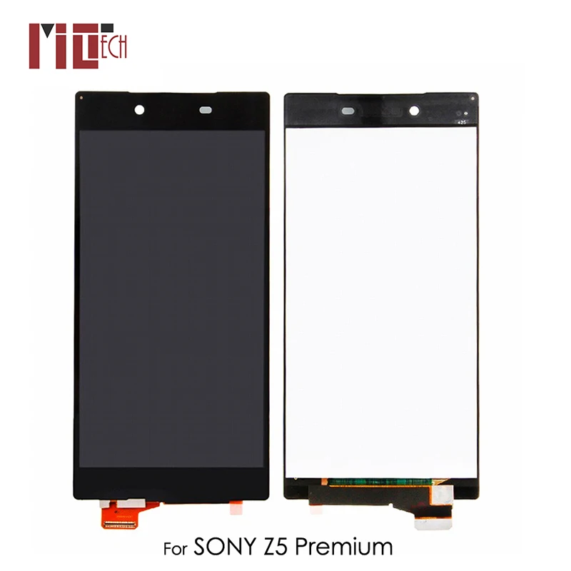 

LCD Display For SONY Xperia Z5 Premium E6853 E6883 Z5P Touch Screen Digitizer Sensor Black No/with Frame Assembly 5.5