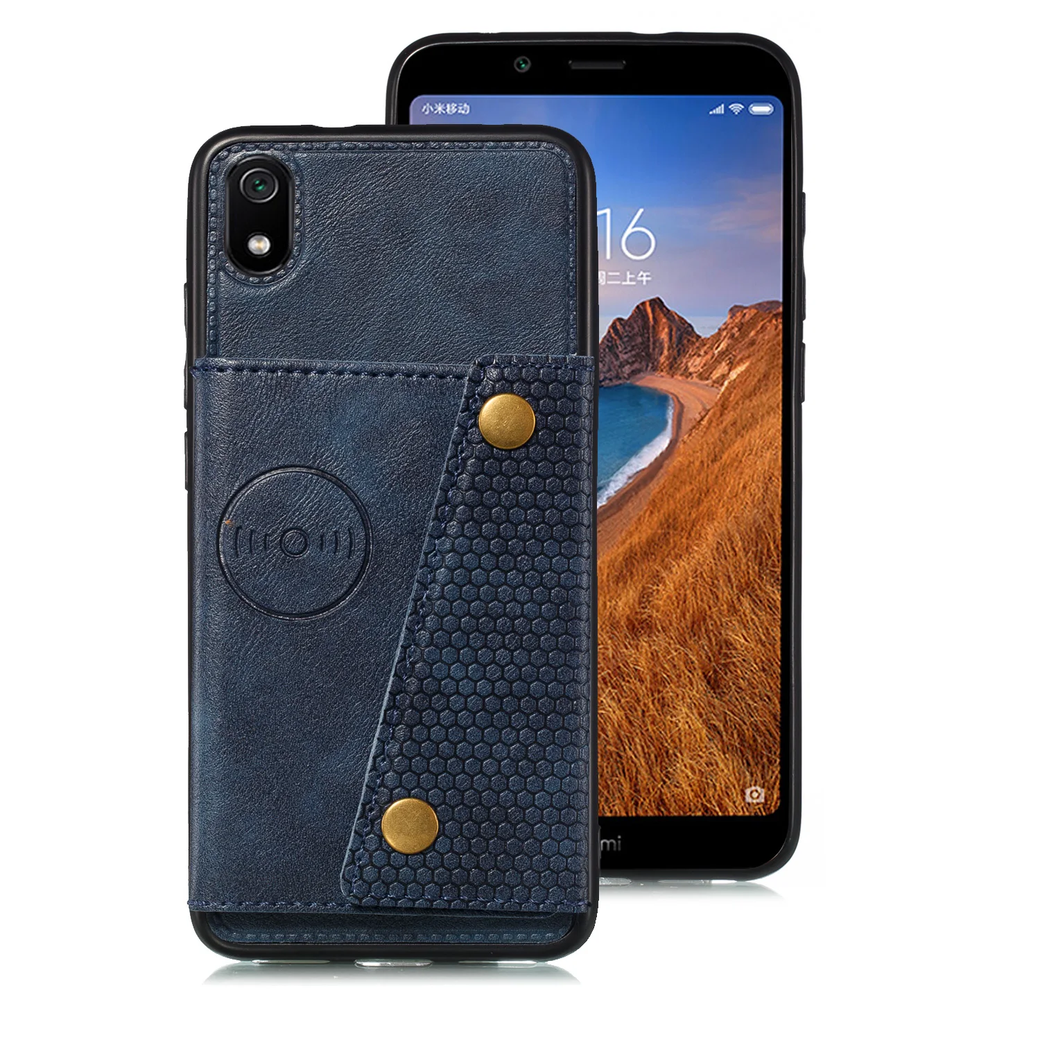 Складной чехол для карт, набор для Xiaomi Red rice 7A, роскошный кожаный крепкий держатель с магнитным креплением для Xiaomi K20 k20 Pro, чехол для телефона