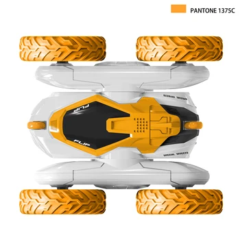 

Stunt Car Three Wheeled 2.4G Flip 360 Degree Rotation USB Charging Gift Model Off Road Racing Wireless Watch Remote Control