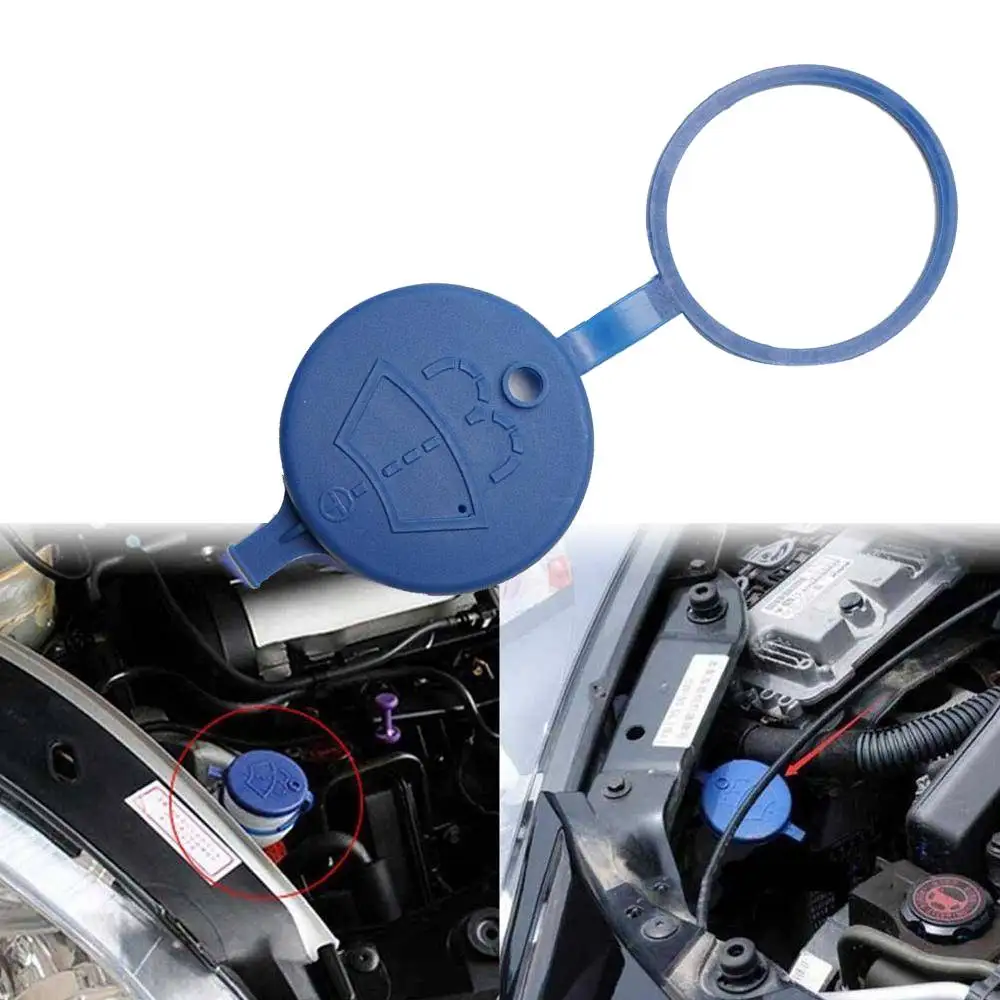 2Pcs Plastic Car Windshield Wiper Washer Fluid Reservoir Tank Bottle