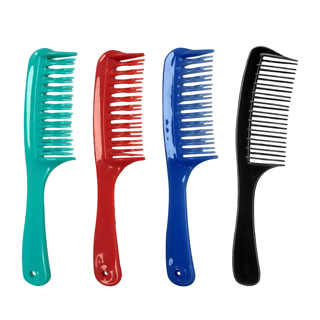 4x Detangling Wide Tooth Comb Hair Combs Hair Brushes For Wet Curly