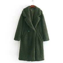 RR однотонные флисовые шерстяные пальто женские модные куртки с отложным воротником женские элегантные двубортные пальто женские Дамские KN