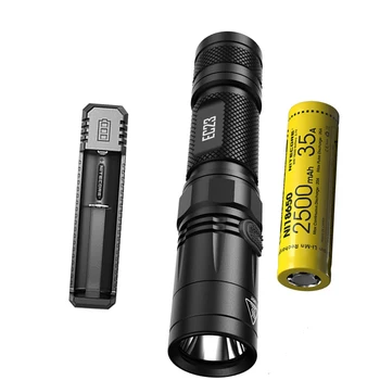 

NITECORE EC23 LED Flashlight CREE XHP35 HD E2 LED max 1800LM beam distance 255 meter 8 modes tactical torch + battery + charger