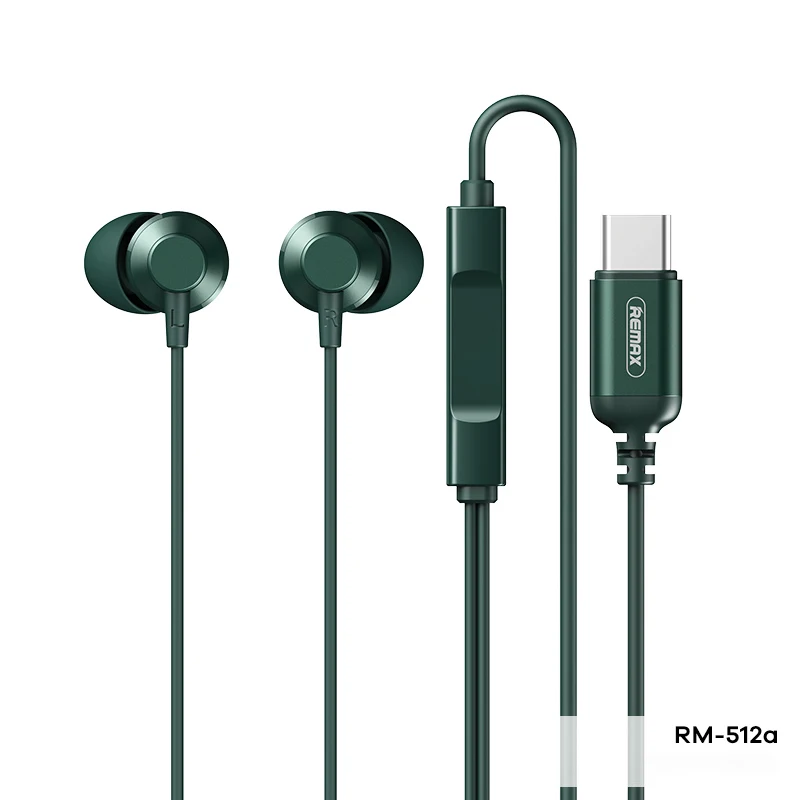 Remax Wired Type-C Earphones (RM-512A) - OTC.LK
