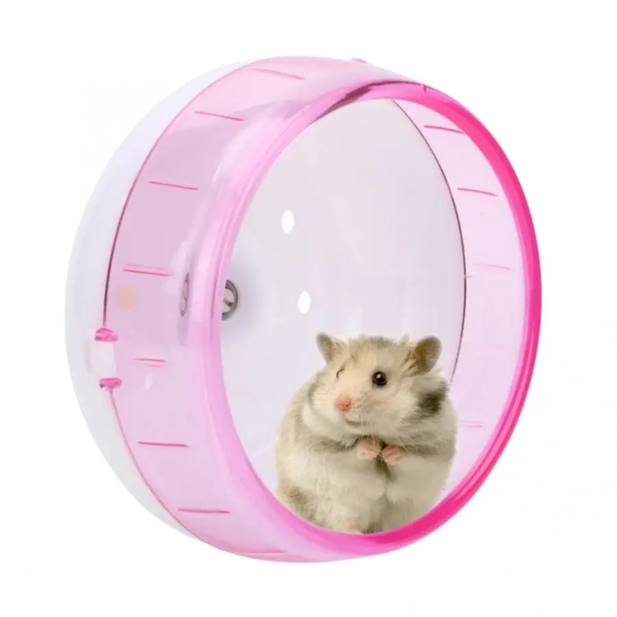TOPINCN Mouse Silent Running Exercise Wheel Plastic Pet Toy for Rodents Mice Rats Hamster Gerbils Hedgehogs Small Animals