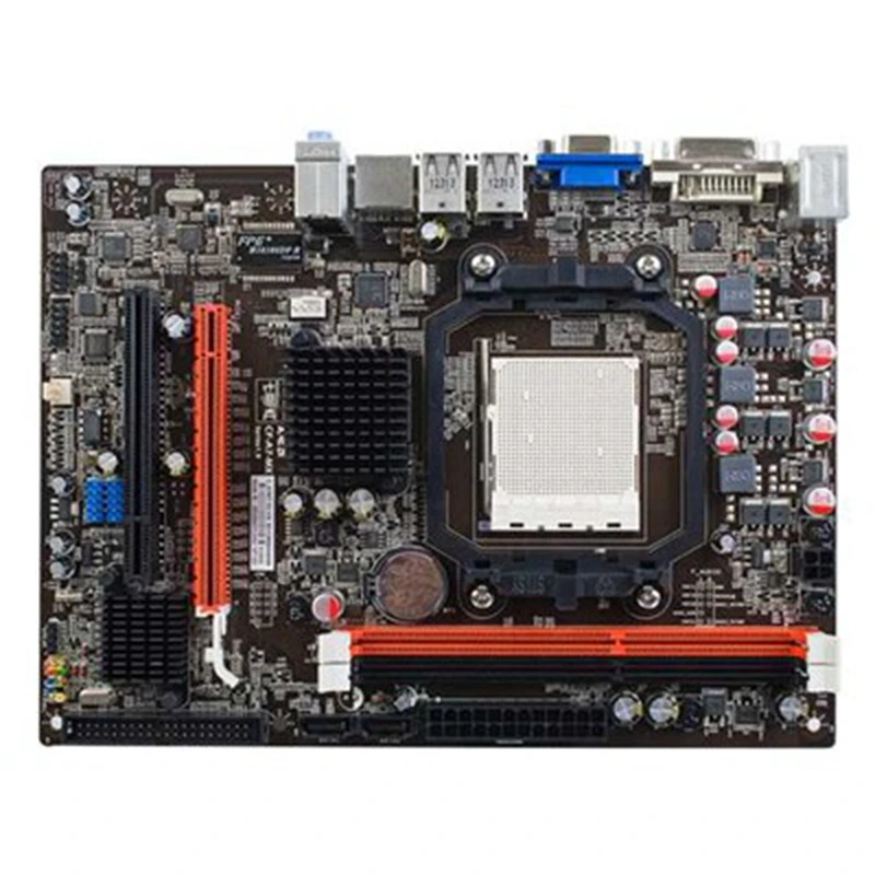Цветная материнская плата C.A780T D3 V19 двухканальная DDR3 1066/1333 RAM для AMD Phenom 2 / Althon Sempron