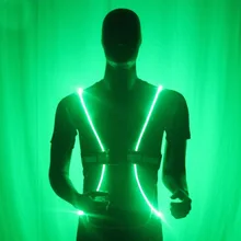 360 светоотражающий светодиодный жилет для вождения, высокая видимость, для ночного бега, езды на велосипеде, активного отдыха, светильник, Безопасный Жилет для велосипеда