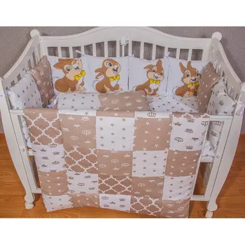 

Комплект в кроватку "Зайки" Комплекты в кроватку