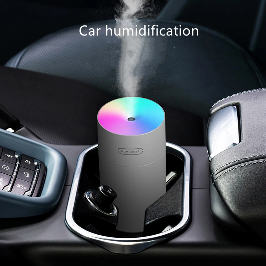 Mini Aroma Diffuser Air Humidifier Cup Cool Mist 7-Colors Light Mini Humidifier for Office Home