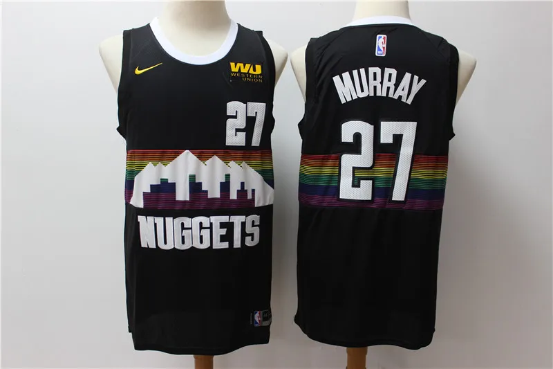 11 /20 город издание мужские baskeball Денвер#15 Nikola Jokic#27 Джамаль Мюррей майки - Цвет: 11