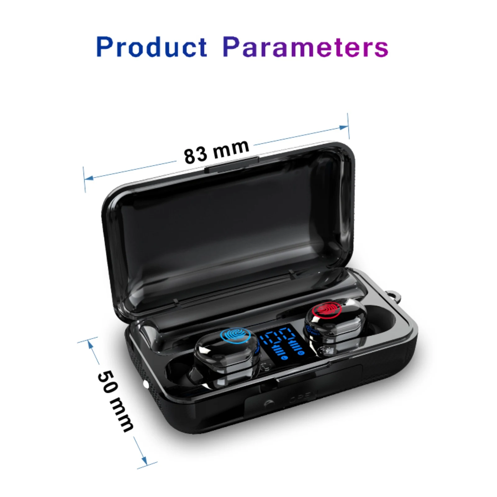 A19 Bluetooth Earphones True Wireless Headphones 5 0 TWS in Ear Earbuds Waterproof Mini Headset 9D Stereo Sound Sport Earpiece