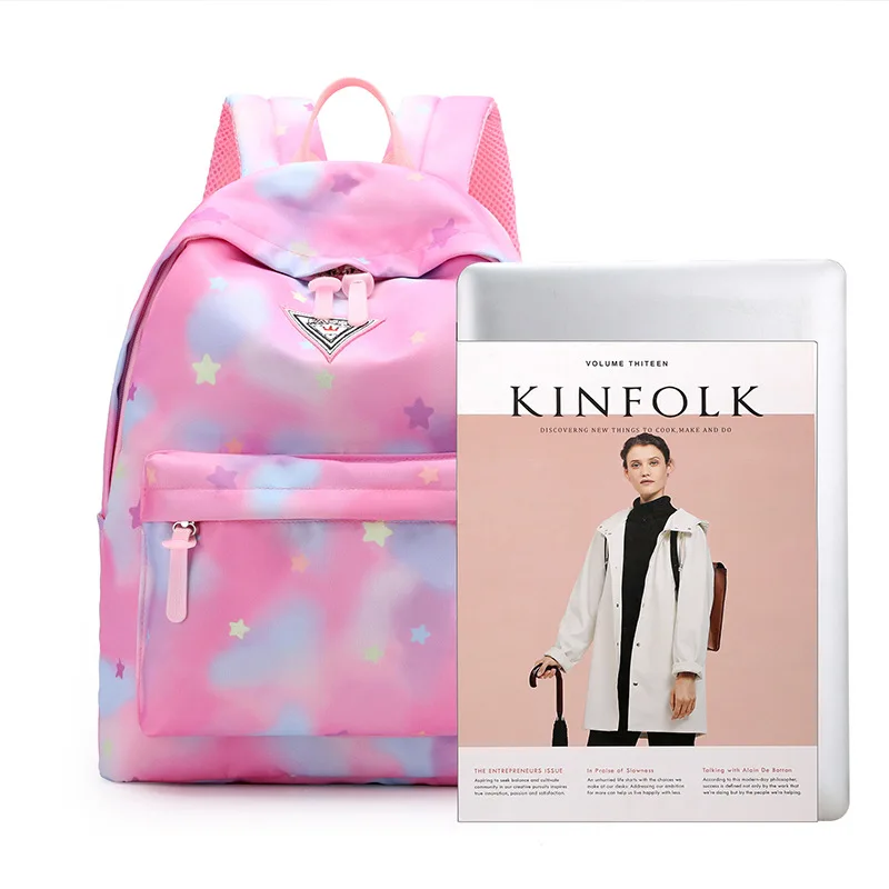 Женская сумка стиль Студенческая школьная сумка крутой женский рюкзак с сердцем водонепроницаемый нейлоновый рюкзак для путешествий