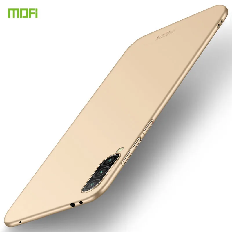 MOFI для Xiaomi mi CC9e чехол для ПК Жесткий Роскошный защитный чехол для Xiaomi mi CC9e Fundas Phone Shell - Цвет: Золотой