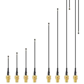 

80 Pieces Mini PCI U.FL to SMA Female Connector Antenna WiFi Pigtail Cable IPX to SMA Extension