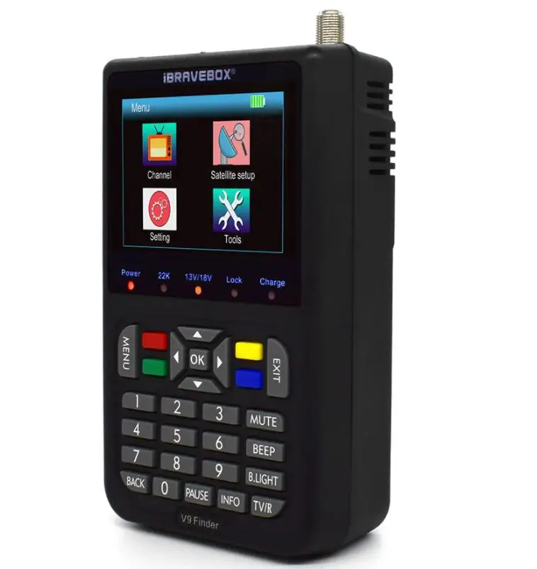 Ibraveboox V9 Finder поддерживает h.265 Цифровой спутниковый Finder lcd цифровой спутниковый сигнал Finder Meter sat finder 3,5 дюймов