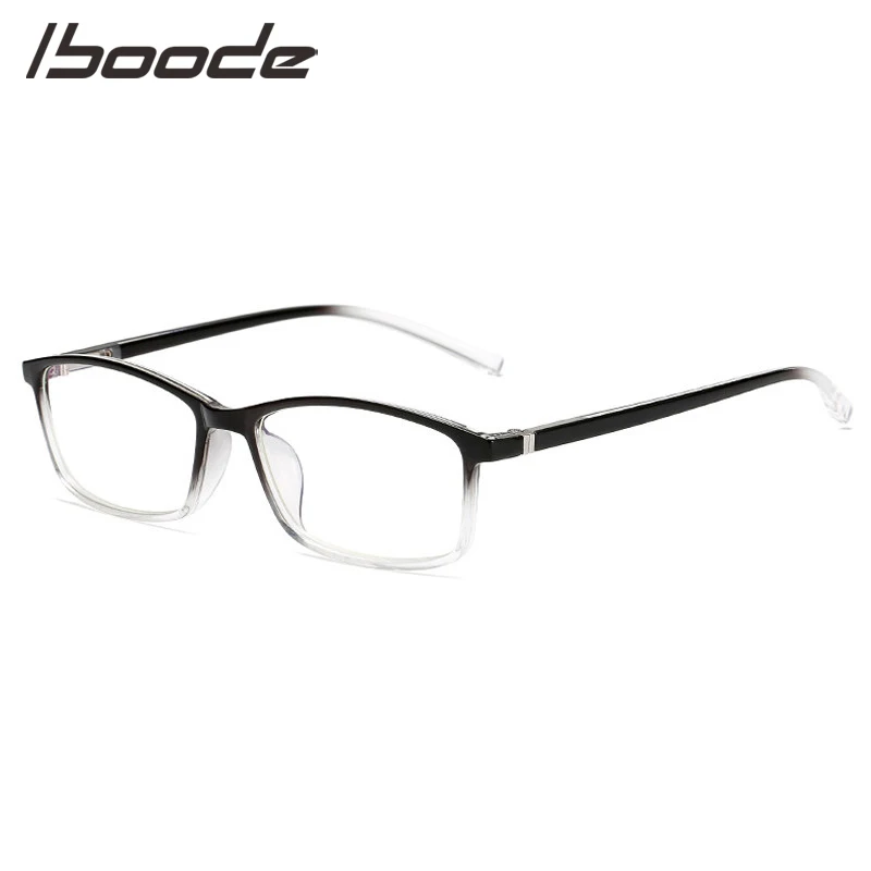 IBOODE Anti Blue Light Myopia Glasses Women Men Square Finished Shortsighted Eyeglasses Unisex Nearsighted Eyewear Spectacles | Аксессуары
