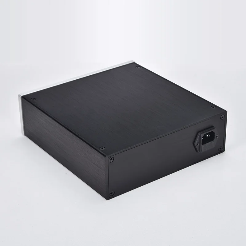 D 2207 DIY full Aluminum AMP Enclosure PSU box headphone Case Power black Amplifier Chassis