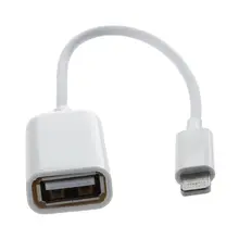 Комплект подключения камеры док-разъем к USB OTG Кабель-адаптер для iPad 4 и Mini