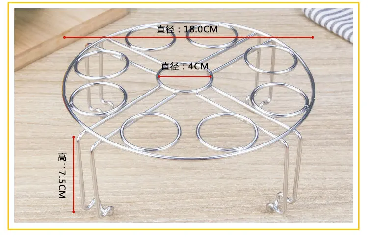 Manufacturers Direct Selling 304 Kitchen Folding Racks High Base Insulated Steamed Dishes Rack Home 9 Lattice Stainless Steel Eg