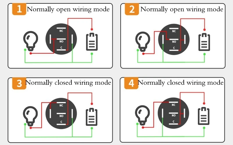 Description Picture 5 of itemMetal Button Switch 12mm 16mm 19mm Self-locking With Indicator Light Waterproof Button Round Power Supply Self Reset Light Lamp