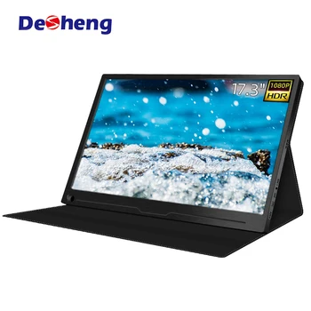 

17.3 inch 1080P Portable Gaming Monitor with USB Type C and hd Input for PS4, Xbox, Switch, mini PC, Laptop and Raspberry Pi 4