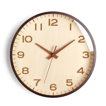 

Nordic Wooden Wall Clock Modern Design Creative Living Room Home Decor Kitchen Digital Kids Relogio De Parede Gift Ideas Bb50