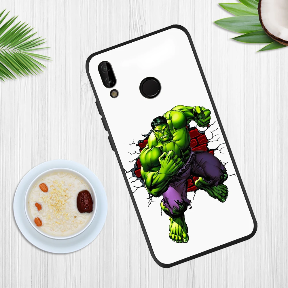 С героями комиксов Марвел, с принтом в виде Человека-паука, huawei P8 P10 P20 P30 Коврики 10 20 Honor 8 8X 9X 8C 9 V20 30 10 Lite Plus Pro Чехол для телефона чехол coque из мягкой кожи