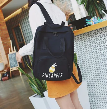 

2019 new JIULIN Korean fashion casual middle school students multi-function waterproof backpack