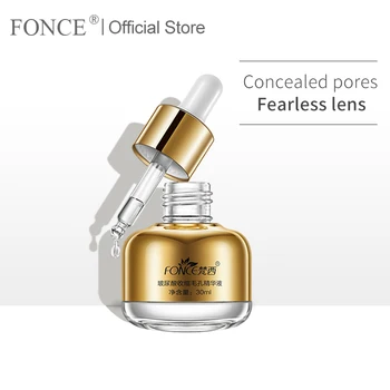 

Fonce Shrink pores Liquid Hyaluronic acid Moisturizing Anti Aging Face Serum Repair Remove Blackhead essential oils Essence