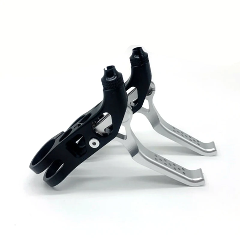1 пара велосипедных тормозных рычагов для Brompton, складные велосипедные V тормозные рычаги, тормозной рычаг из алюминиевого сплава
