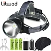 7 Core Xhp90.2 Led Headlamp Built-in Cooling Fun Zoom Headlight Power Bank Head Lamp Flashlight Torch 3* 18650 Battery 30W CE ► Photo 1/6