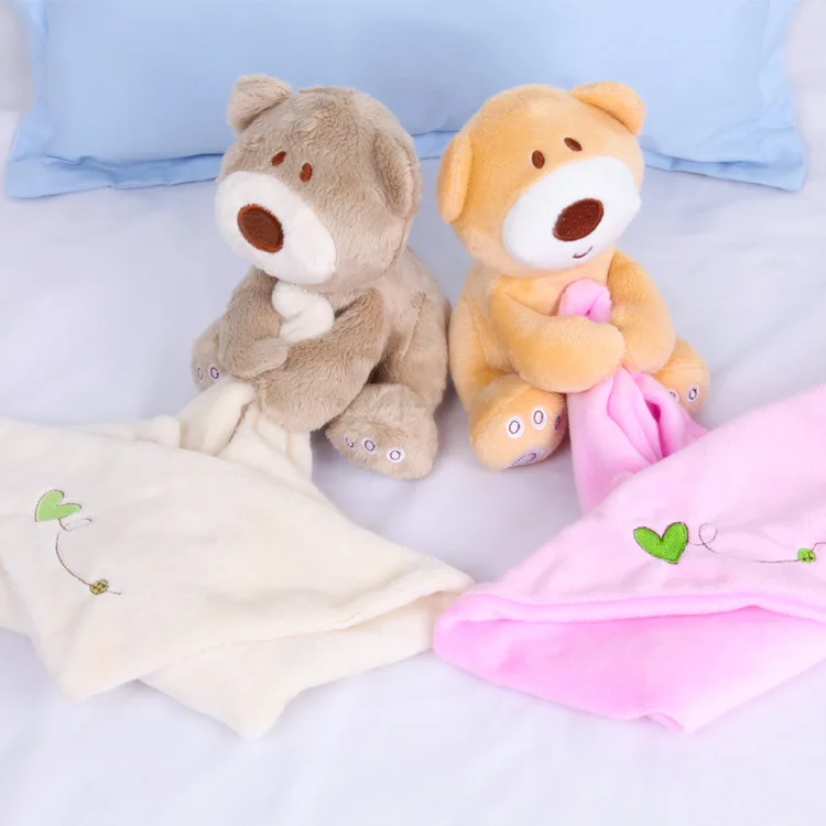 

Baby Bear Comforting Towel Super Soft-Game-Toy and Lint-Free Entrance Doll Square Maternal And Child Supplies