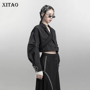 

XITAO Original Design Korean Coats Women Wild Trend Bat Sleeve Women Jacket Fashion Streetwear Autumn Clothes Women New XJ5119