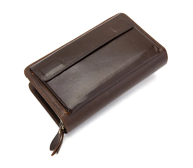 MAHEU, мягкий кошелек-клатч из натуральной кожи, Мужской Длинный кошелек, кожаный кошелек для визиток, купюр, наличных, верхний слой, сумка из воловьей кожи