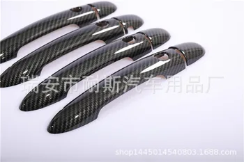 

Door handle cover for Koleos carbon fiber handle bowl