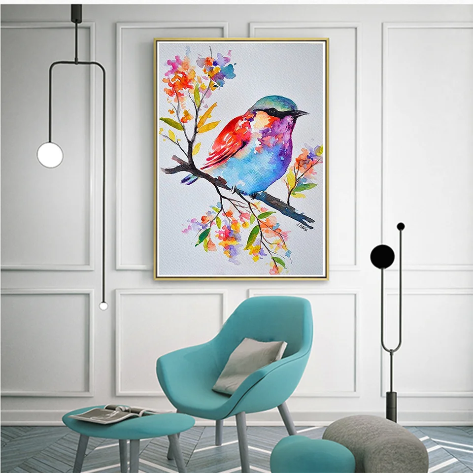 5D Diy Diamond Painting Animal Birds and Flower Full Round Drill Diamond Embroidery Mosaic Tree Cross Stitch Home Decor Gifts