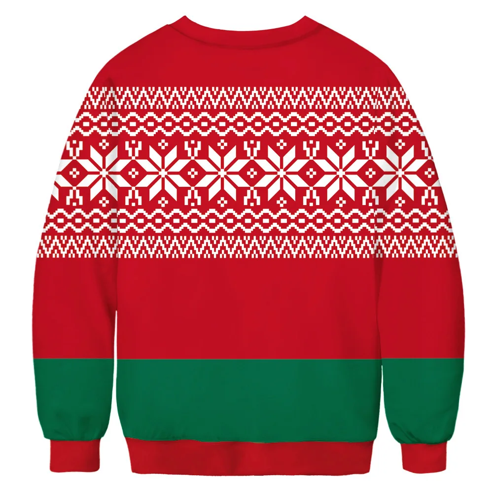 New 3D Dinosaur Print Ugly Christmas 