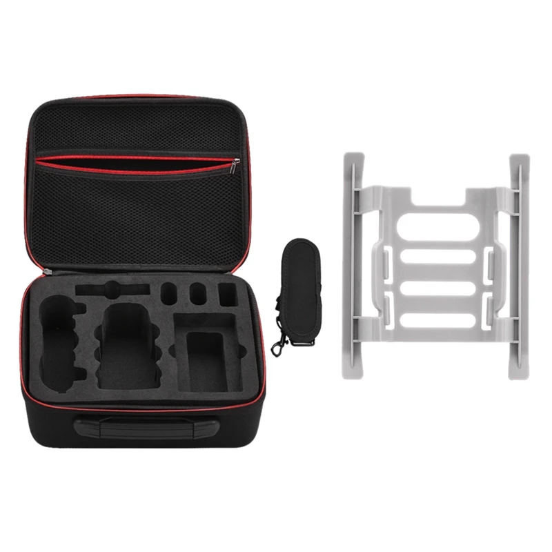 Mega Discount KOW Raise the Tripod+Storage Bag Portable Hardshell Shoulder Waterproof Bag Case for DJI Mavic Mini Drone Storage Box Shell Handbag 