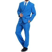 Синий Индиго, мужские вечерние костюмы с двумя пуговицами, однотонный костюм для отдыха, праздничный костюм из двух предметов, пиджак с галстуком и брюки