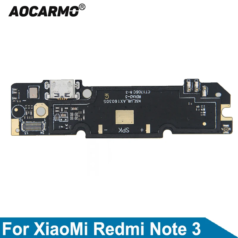 Шлейф Aocarmo для зарядного USB-порта XiaoMi Redmi Note 3 | Мобильные телефоны и аксессуары