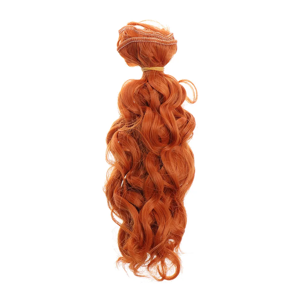 15*100cm 1/6 1/4 1/3 Fashion Mini Tresses High-Temperature Screw Periwig Curly Wigs DIY Doll Hair Toy Toupee Kids Gifts toy wigs doll wigs doll accessories