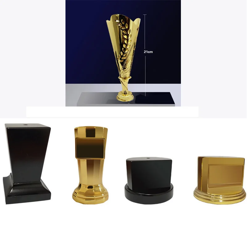Premio de trofeo chapado en oro, trofeos personalizados gratuitos,  ceremonia de copa de campeón, premio de recuerdo artesanal de competición,  deportes de equipo, 1 pieza - AliExpress