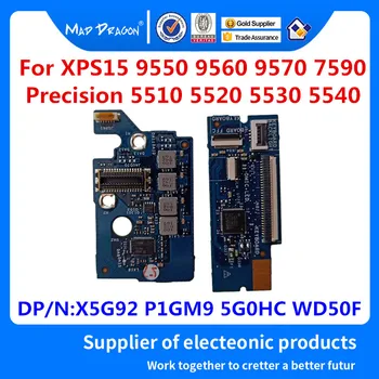 

Keyboard Connector Audio Port IO Circuit Board For Dell XPS15 9550 9560 9570 7590 M5510 M5520 M5530 0P1GM9 0X5G92 05G0HC 0WD50F